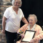 Margaret Balough 100th birthday Proclamation from the City of West Plains