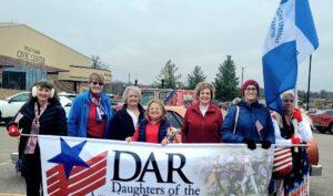 Ozark Spring Chapter Daughters at the Veterans Day Parade on November 11, 2022
